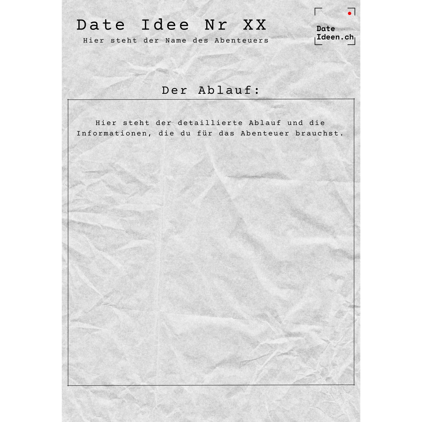 Solothurn Edition - 52 Abenteuer Ideen für Paare und Freunde